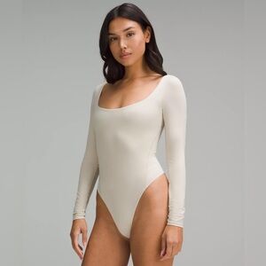 NWT Lululemon Wundermost Ultra-soft Nulu Square-Neck Long-Sleeve Bodysuit